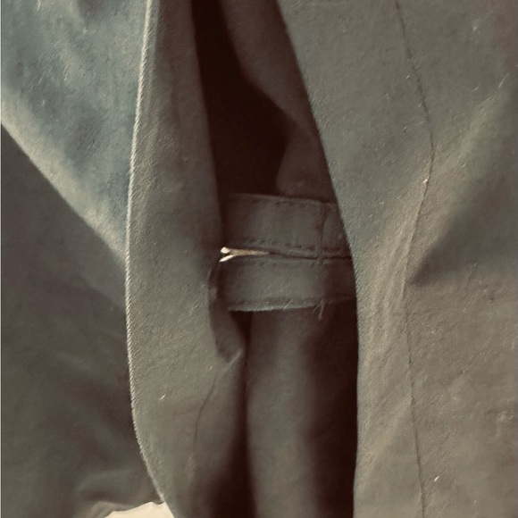 Rachel Zoe Black Double-Breasted Trench Coat, Women’s Large - Picture 7 of 10